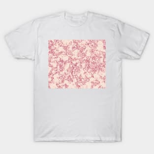 Carnation pink marble shimmer T-Shirt